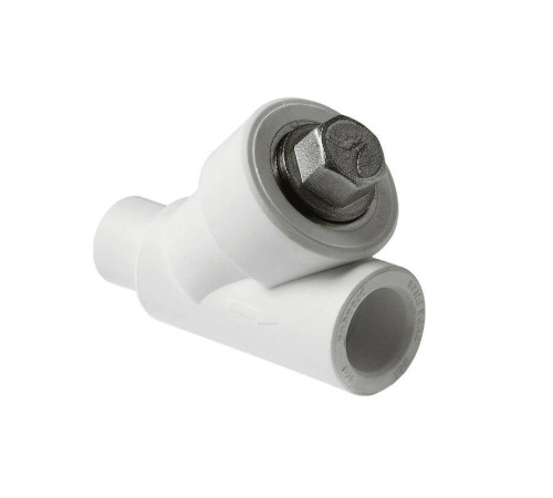 Фильтр сетчатый косой Pro Aqua 32 мм PP-R Н-В белый PA450012