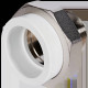 Муфта комбинированная разъемная Pro Aqua PP-R 75x2 1/2 НР белая PA21026