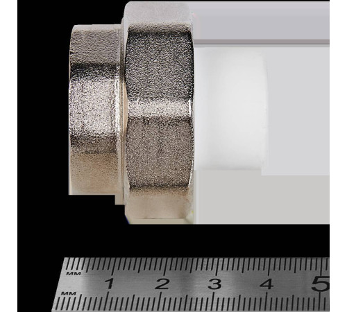 Муфта комбинированная разъемная Pro Aqua PP-R 20x1/2 ВР белая PA20008