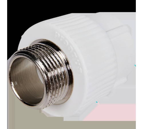 Муфта комбинированная Pro Aqua PPR НР 25х3/4 белая PA23014P