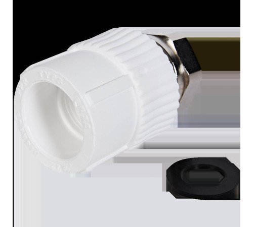 Муфта Pro Aqua PP-R 32 мм х 1 1/4 с накидной гайкой белая PA29019