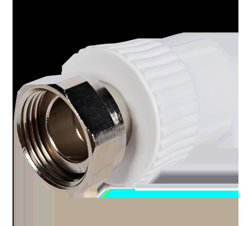 Муфта Pro Aqua PP-R 32 мм х 1 1/4 с накидной гайкой белая PA29019