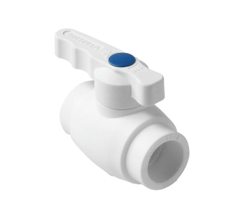 Кран шаровой полипропиленовый Pro Aqua Prime PP-R полнопроходной 20 мм белый PA40508