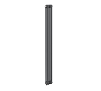 Радиатор трубчатый RIFAR TUBOG 2180 8 секций нижнее подключение DV1 Титан TUB 2180-08-DV1-TI