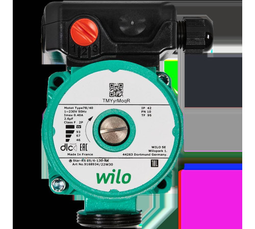 Циркуляционный насос Wilo Star-RS 25/6-130-RK 9168934