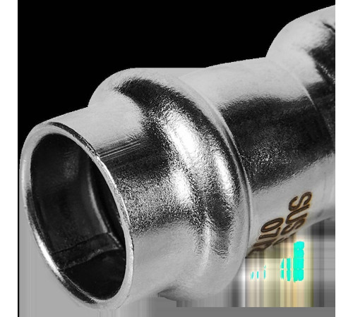 Муфта переходная ниппель-раструб ROMMER из нержавеющей стали пресс 22х15 мм RSS-0020-002215