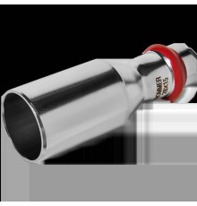 Муфта переходная ниппель-раструб ROMMER из нержавеющей стали пресс 28х15 мм RSS-0020-002815