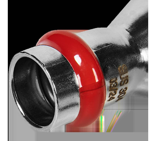 Муфта переходная ниппель-раструб ROMMER из нержавеющей стали пресс 28х15 мм RSS-0020-002815