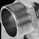 Переходник прессовый ROMMER нержавеющая сталь 54х2 НР RSS-0021-000542