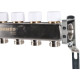 Коллекторная группа из нержавеющей стали с расходомерами ROMMER 6 выходов RMS-1200-000006