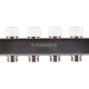 Коллекторная группа из нержавеющей стали с расходомерами ROMMER 6 выходов RMS-1200-000006