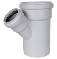 Тройник канализационный бесшумный STOUT 110x58 мм 45° SKB-0015-115845