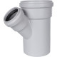 Тройник канализационный бесшумный STOUT 110x58 мм 45° SKB-0015-115845