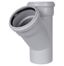 Тройник канализационный бесшумный STOUT 110x110 мм 45° SKB-0015-111145