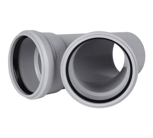 Тройник канализационный бесшумный STOUT 110x110 мм 45° SKB-0015-111145