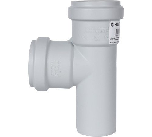 Тройник канализационный бесшумный STOUT 58x58 мм 87.5° SKB-0016-585887