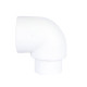 Угольник Политэк 32 мм 90° внутр./наруж. белый 9422003290