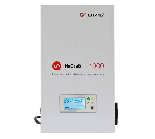 Стабилизатор напряжения Штиль ИнСтаб IS1000 инверторный 1000 ВА 800 Вт IS1000
