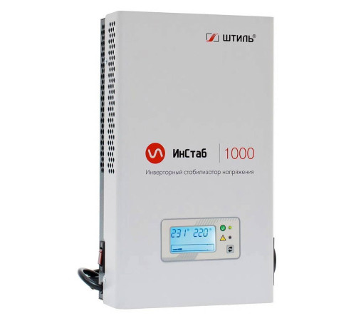 Стабилизатор напряжения Штиль ИнСтаб IS1000 инверторный 1000 ВА 800 Вт IS1000