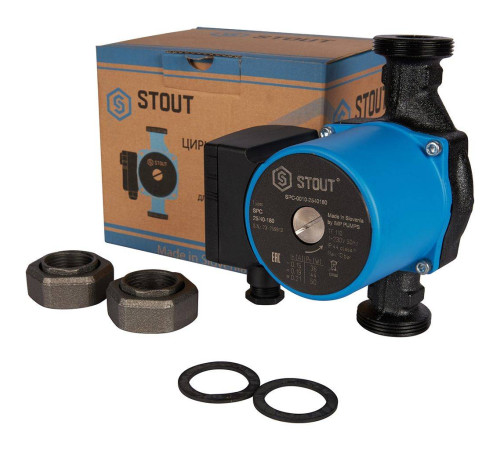 Насос циркуляционный STOUT 25/40-180 SPC-0010-2540180