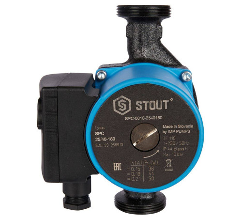 Насос циркуляционный STOUT 25/40-180 SPC-0010-2540180
