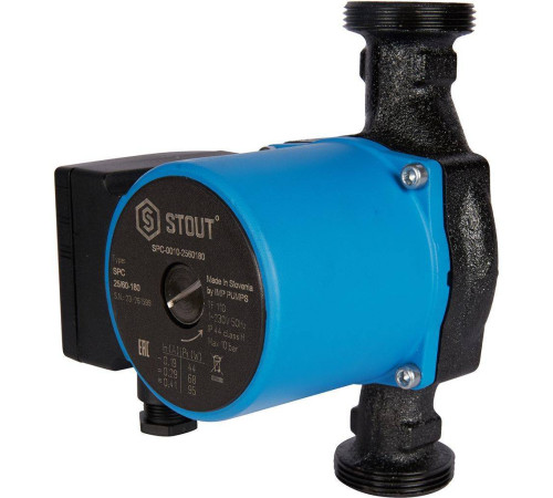 Насос циркуляционный STOUT 25/60-180 SPC-0010-2560180