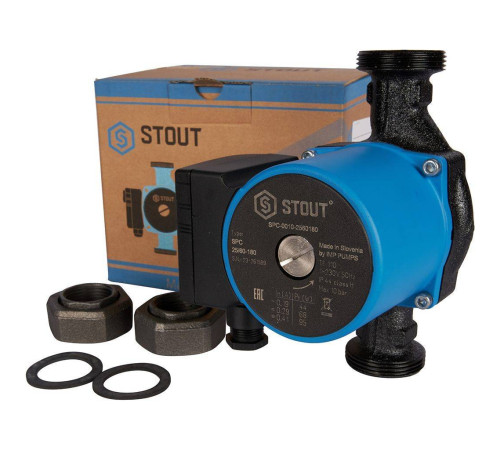 Насос циркуляционный STOUT 25/60-180 SPC-0010-2560180