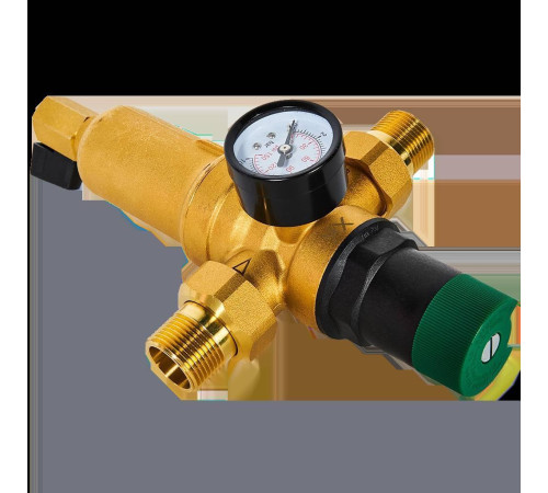 Фильтр с редуктором давления Хит Комплект FR06-3/4H 3/4 для горячей воды FR06-3/4H