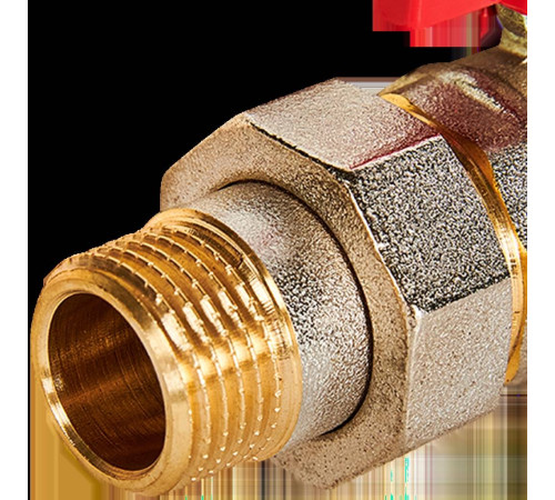 Кран шаровой с американкой ROMMER 1/2 ВР/НР ручка бабочка RBV-0005-2510215