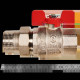 Кран шаровой полнопроходной с американкой STOUT SVB-1007 1 1/4 ВР/НР ручка бабочка EPDM SVB-1007-200032