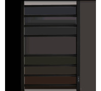 Полотенцесушитель электрический STOUT PIANO quadro 80х50 см черный матовый SHQ-P2QR-008050