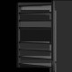 Полотенцесушитель электрический STOUT PIANO quadro 80х50 см черный матовый SHQ-P2QR-008050