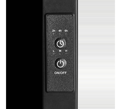 Полотенцесушитель электрический STOUT PIANO quadro 80х50 см черный матовый SHQ-P2QR-008050