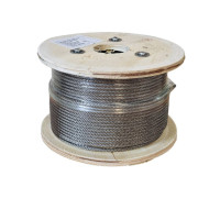 Трос из нержавеющей стали Трос-Крепеж А2 AISI 304 7х7 5 мм бухта 250 м ТК-ТСН5