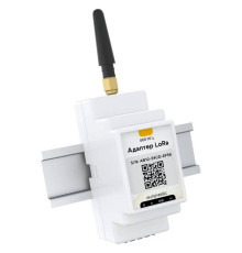 Адаптер для датчиков ectoControl LoRa DIN RS485 Modbus ec01096