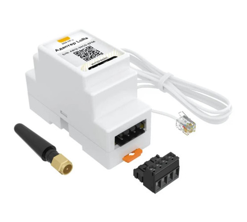 Адаптер для датчиков ectoControl LoRa DIN RS485 Modbus ec01096