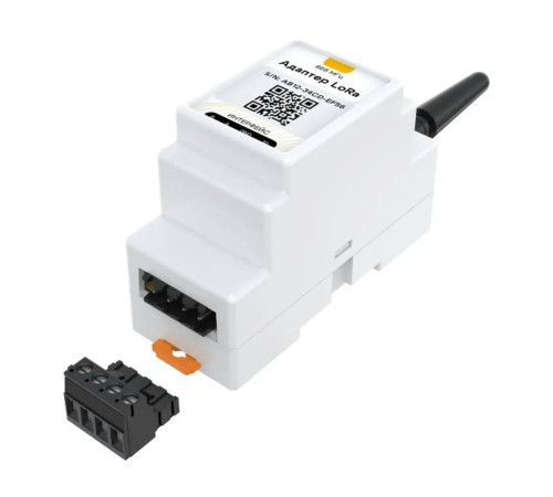 Адаптер для датчиков ectoControl LoRa DIN RS485 Modbus ec01096