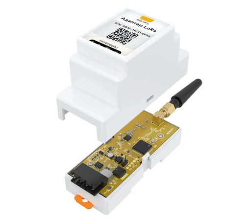 Адаптер для датчиков ectoControl LoRa DIN RS485 Modbus ec01096