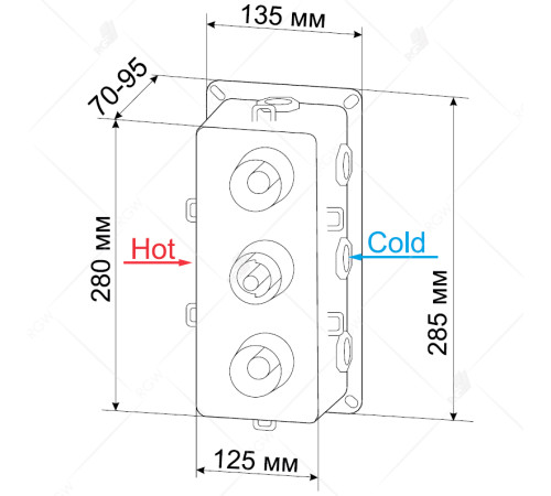 Термосмеситель встраиваемый RGW SP-41 21140541-11