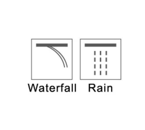 Верхний душ RGW SP-74 встраиваемый многофункциональный 21140274-01