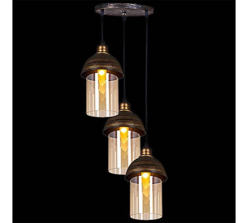 Подвесной светильник Reluce 03356 03356-0.4-03 BK+GD