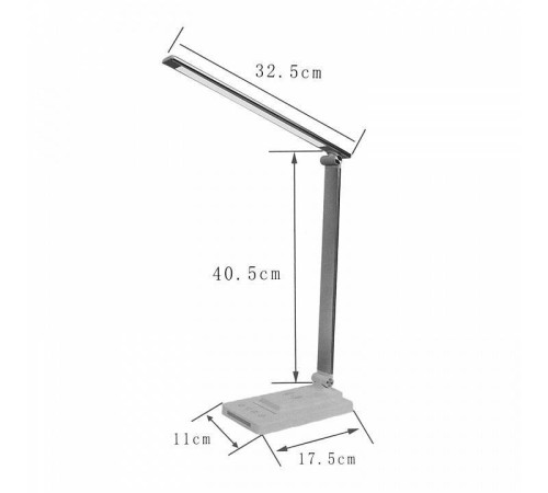 Настольная лампа офисная Reluce 05501 05501-0.7-01 BK
