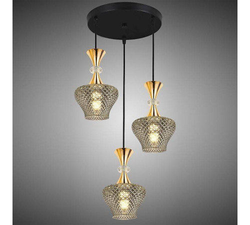 Подвесной светильник Reluce 09004-2 09004-0.9-03 SMOKE