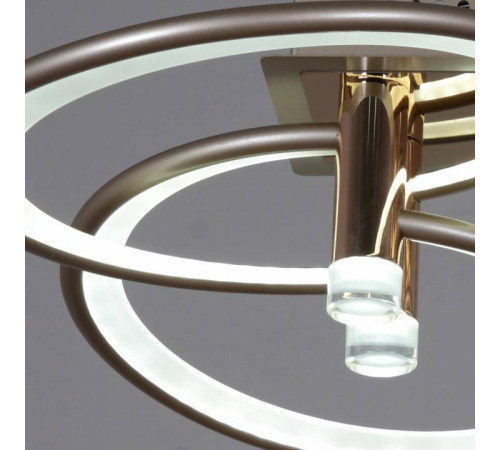 Потолочная люстра 09253-0.3-4S Champaign silver