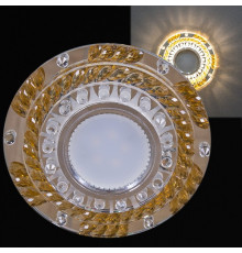 Встраиваемый светильник 22092-9.0-001PL MR16+LED3W CL+GD