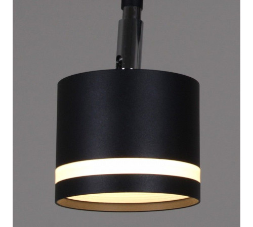 Спот De Markt Ракурс 4хGX53 черный хром 51540-0.3-04 GX53 BK+CR