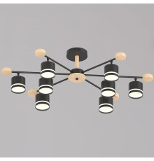 Люстра на штанге 78730 78730-0.3-08 GX53 BK+WOOD