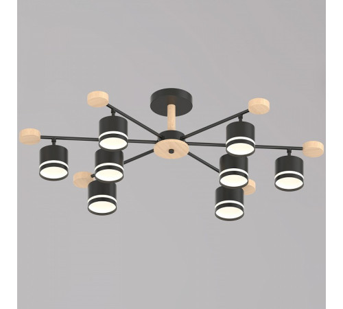 Люстра на штанге 78730 78730-0.3-08 GX53 BK+WOOD