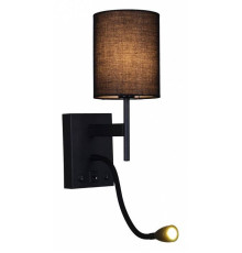 Бра с подсветкой Ambrella Light Wall 86210-9.2-001KT LED3W+E14 BK