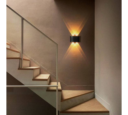Накладной светильник Decker 86832-9.2-004KT LED 4x1 Вт черный 86832-9.2-004KT LED4*1W BK